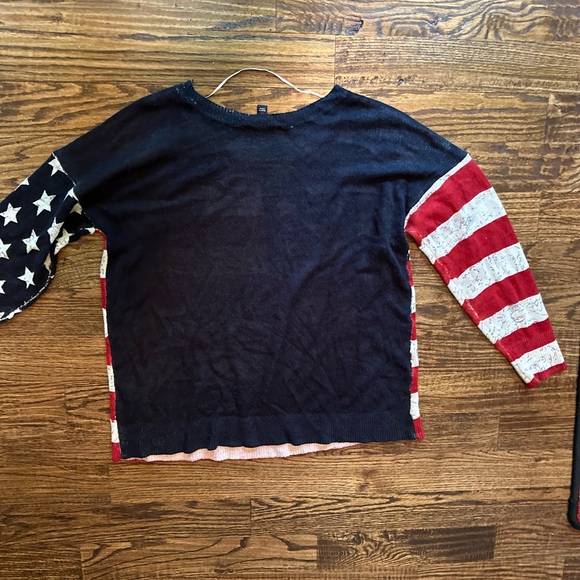 LAST ONE! Adorable American Flag sweater! - Picture 2 of 2